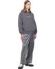 Y-3 Y-3 Gray French Terry Liquid Logo Hoodie - 4