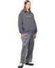 Y-3 Y-3 Gray Velvet Corduroy Track Pants - 4