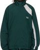 Y-3 Y-3 Green Raw Edge 3 Stripes Nylon Shell Jacket - 1