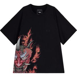 Y-3 Y-3 Loose Fit Cotton Graphic T-Shirt