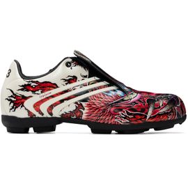 Y-3 Y-3 Off-White & Red F50 Tunit Sneakers