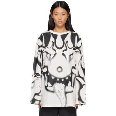 Y-3 Y-3 Off-White Chito Edition 'Y-3' Graphic Long Sleeve T-shirt