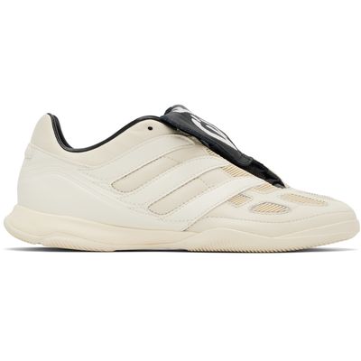 Y-3 Y-3 Off-White Leather Predator Precision Sneakers