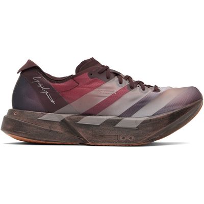 Y-3 Y-3 Red & Gray Adios Pro 4 Sneakers
