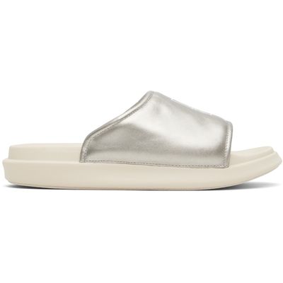 Y-3 Y-3 Silver 'Y-3' Slides