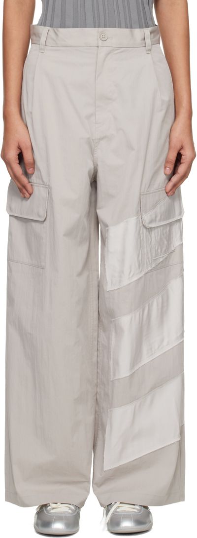 Y-3 Y-3 Taupe Wide Cargo Pants