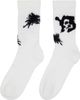 Y-3 Y-3 White Chito Graphic Crew Socks - 2