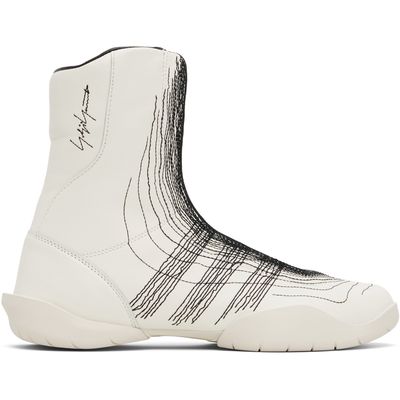 Y-3 Y-3 White Regu Hi Sneakers