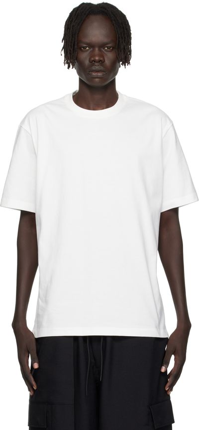 Y-3 Y-3 White Short Sleeve T-shirt