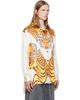 Y-3 Y-3 Yellow Satin Graphic Shirt - 2