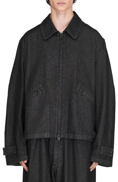 Y-3 Y-3 Zip Front Denim Jacket