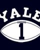 Yale University Yale University Men's Football Number One Short Sleeve Graphic T-Shirt - 2