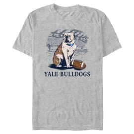 Yale University Yale University Men's Handsome Dan Football Short Sleeve Graphic T-Shirt