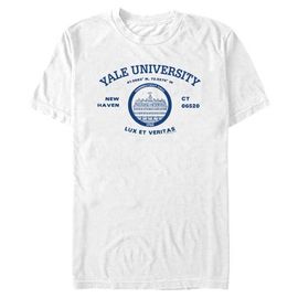 Yale University Yale University Men's New Haven University Motto Short Sleeve Graphic T-Shirt