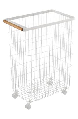 Yamazaki Yamazaki Slim Rolling Laundry Hamper
