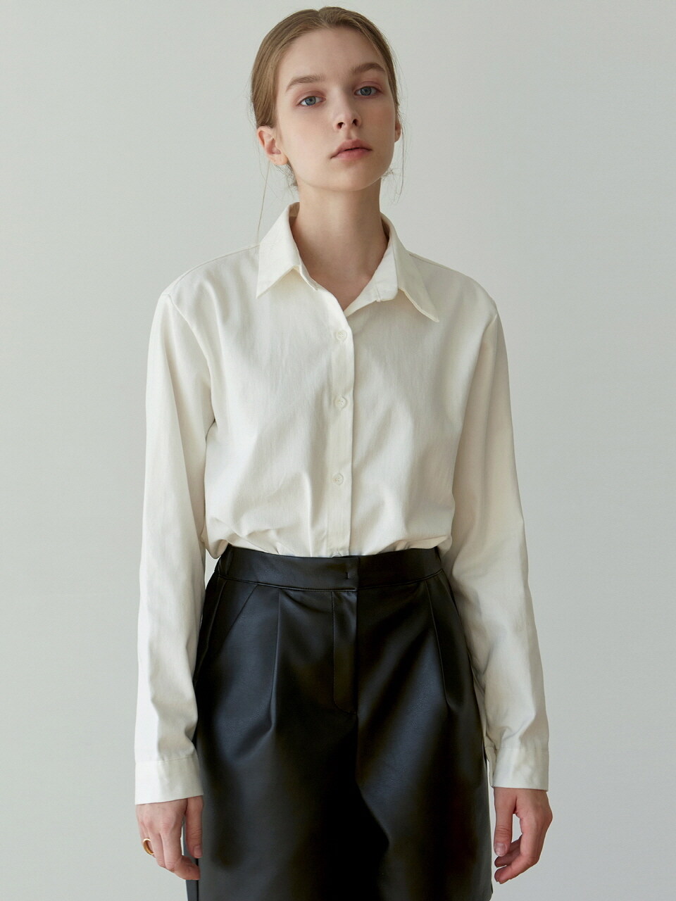YAN13 Cotton Suede Shirt