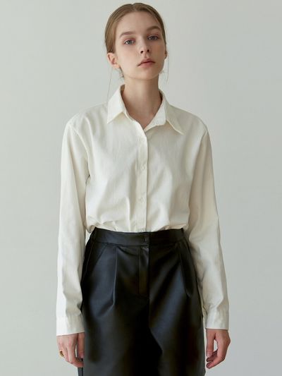 YAN13 Cotton Suede Shirt