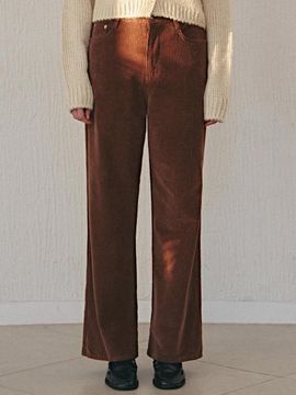 YAN13 EXCLUSIVE CORDUROY PANTS_BROWN