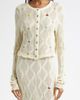 YanYan YanYan Cotton Lattice Stitch Cardigan - 1