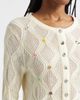 YanYan YanYan Cotton Lattice Stitch Cardigan - 5