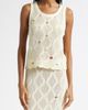 YanYan YanYan Cotton Lattice Stitch Sweater Tank - 1