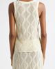 YanYan YanYan Cotton Lattice Stitch Sweater Tank - 2