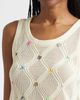 YanYan YanYan Cotton Lattice Stitch Sweater Tank - 4