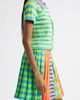 YanYan YanYan Daisy Stripe Linen Blend Y-Pointelle Cardigan - 4
