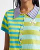 YanYan YanYan Daisy Stripe Linen Blend Y-Pointelle Cardigan - 5