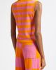YanYan YanYan Daisy Stripe Sleeveless Linen Blend Sweater - 3