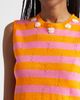 YanYan YanYan Daisy Stripe Sleeveless Linen Blend Sweater - 5