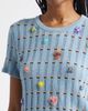 YanYan YanYan Dotty Embellished Cotton Rib Sweater - 5