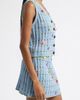 YanYan YanYan Dotty Embellished Cotton Rib Sweater Vest - 4