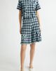 YanYan YanYan Gingham Flower Cotton & Linen Blend Jacquard Sweater - 2