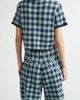 YanYan YanYan Gingham Flower Cotton & Linen Blend Jacquard Sweater - 3