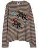 YanYan YanYan Lunar New Year Horse Embroidered Roll Neck Lambswool Sweater - 5