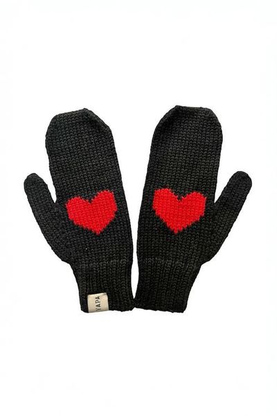 YAPA YAPA Heart Mittens Alpaca Wool