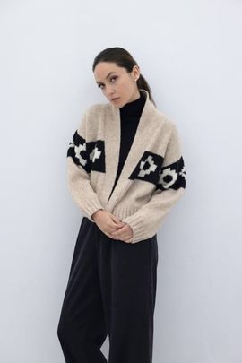 YAPA YAPA Siembra Patterned Cardigan