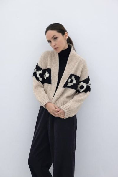 YAPA YAPA Siembra Patterned Cardigan