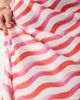 YAS YAS diagonal stripe midi skirt in pink and white-Multi - 4