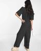 YAS Y.A.S Geesa polka dot jumpsuit in black - 2