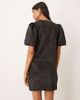 YAS YAS jacquard mini skirt in black - part of a set - 2