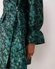 YAS YAS long sleeve jacquard mini dress in black - 3