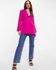 YAS Y.A.S oversized blazer in bright pink - part of a set - 3