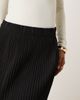 YAS YAS plisse midi skirt in black - 4
