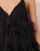 YAS YAS premium tulle maxi dress in black - 4