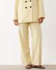 YAS YAS tailored wide leg pants in pastel yellow - part of a set - 2