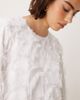 YAS YAS textured long sleeve mini dress in white - 3
