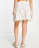 YAS Y.A.S tiered mini skirt in white print - part of a set-Multi - 2