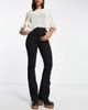 YAS Y.A.S Vinnie high waisted flares jeans in black - 1